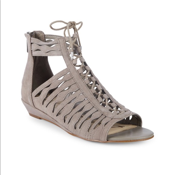 Sam Edelman Daleece Strappy Suede Flat Sandal - Picture 1 of 6